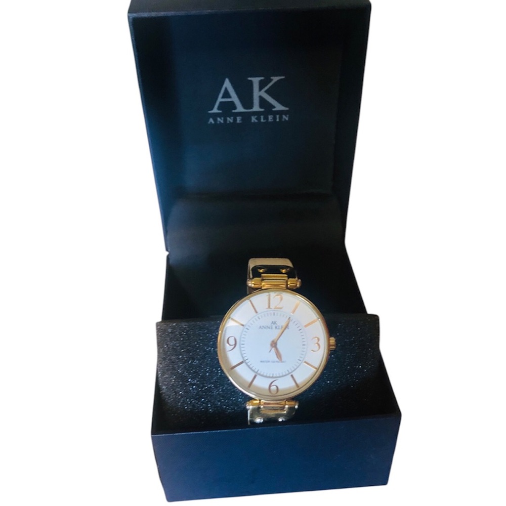 Anne Klein watch with white band